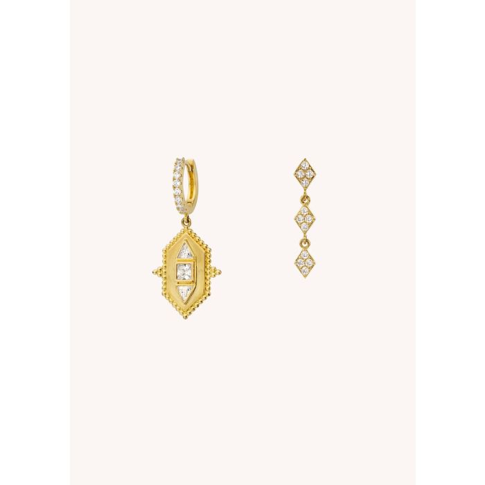 Asymmetrical Earrings - Upper East Side • MYA BAY Jewels | MYA-BAY.com